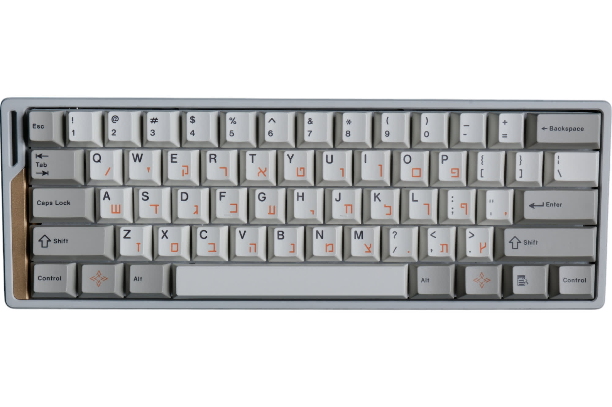 JC Studio Hebrew Orange Keycap Kit · Milktooth